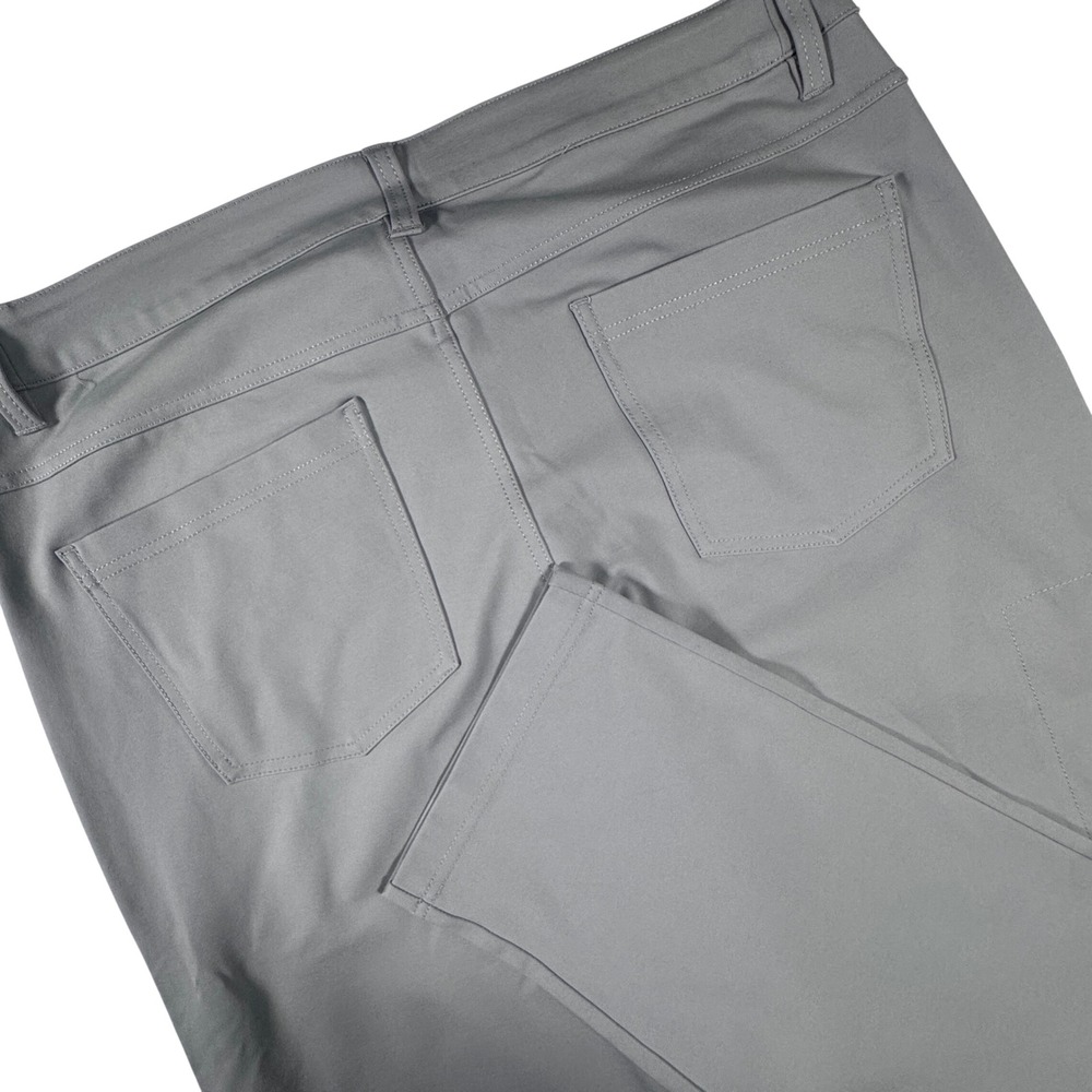 BYLT Premium Basics Everyday Pant Men 38 Grey Stretch Performance Chino Trousers